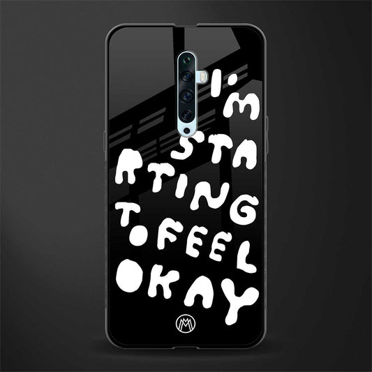 starting to feel okay glass case for oppo reno 2f image