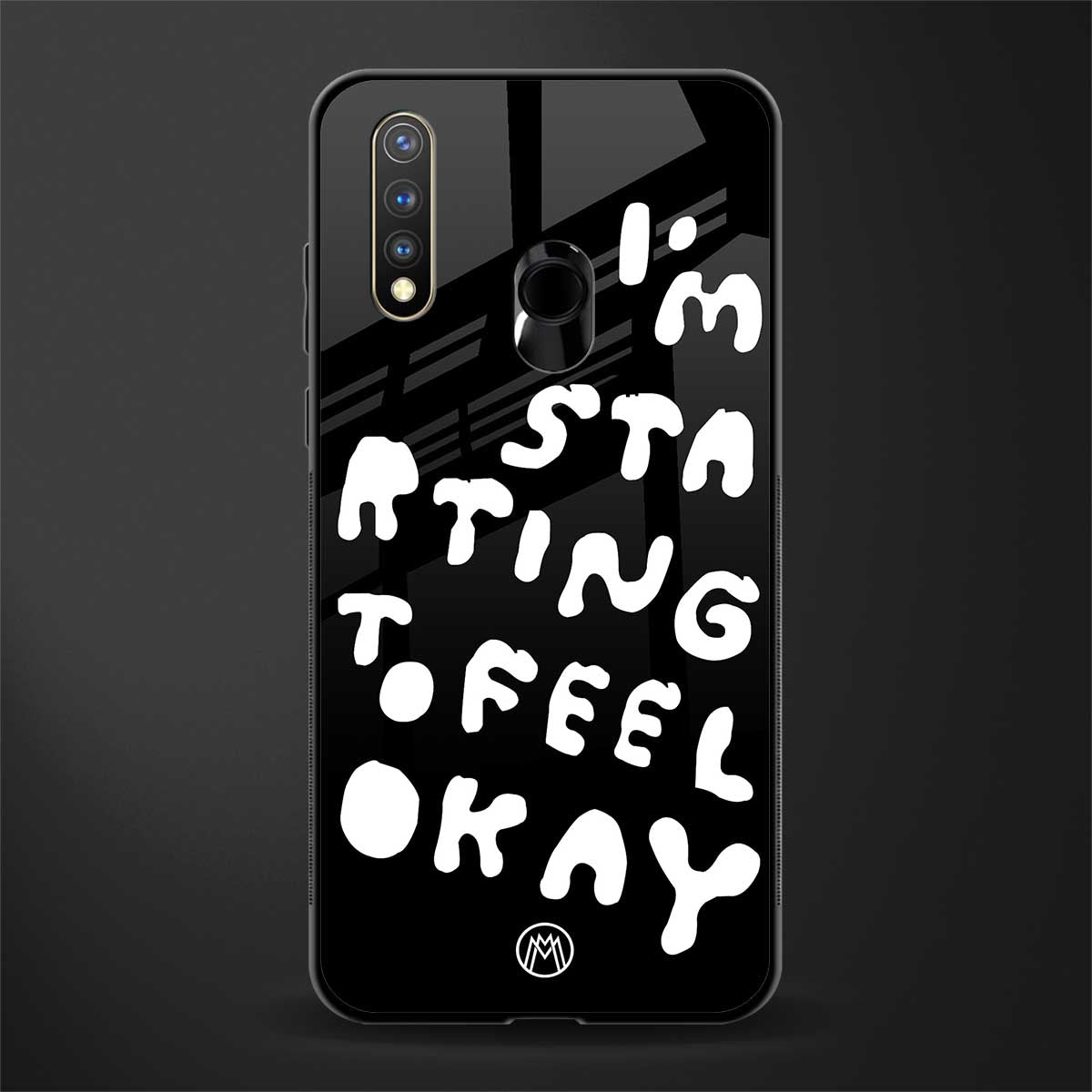 starting to feel okay glass case for vivo u20 image