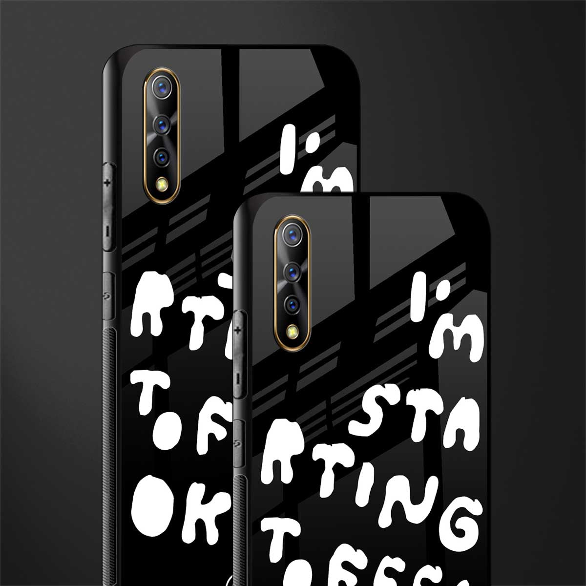 starting to feel okay glass case for vivo z1x image-2