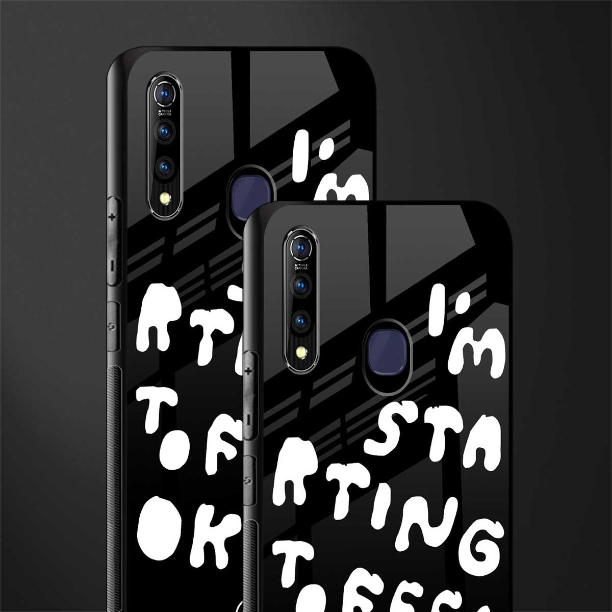starting to feel okay glass case for vivo z1 pro image-2
