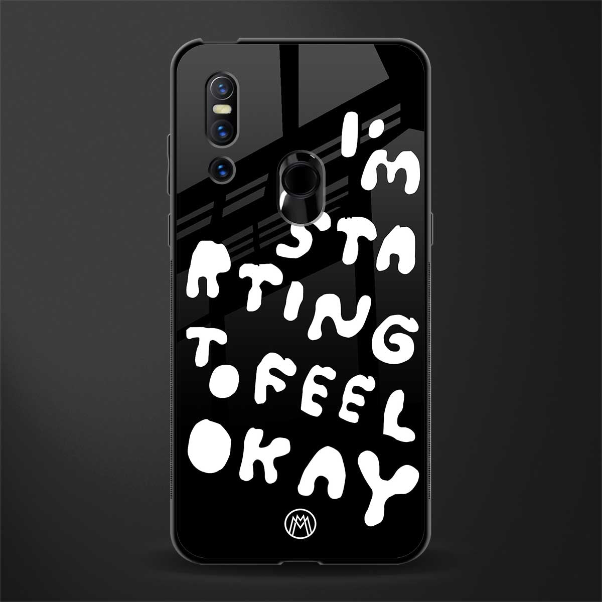 starting to feel okay glass case for vivo v15 image