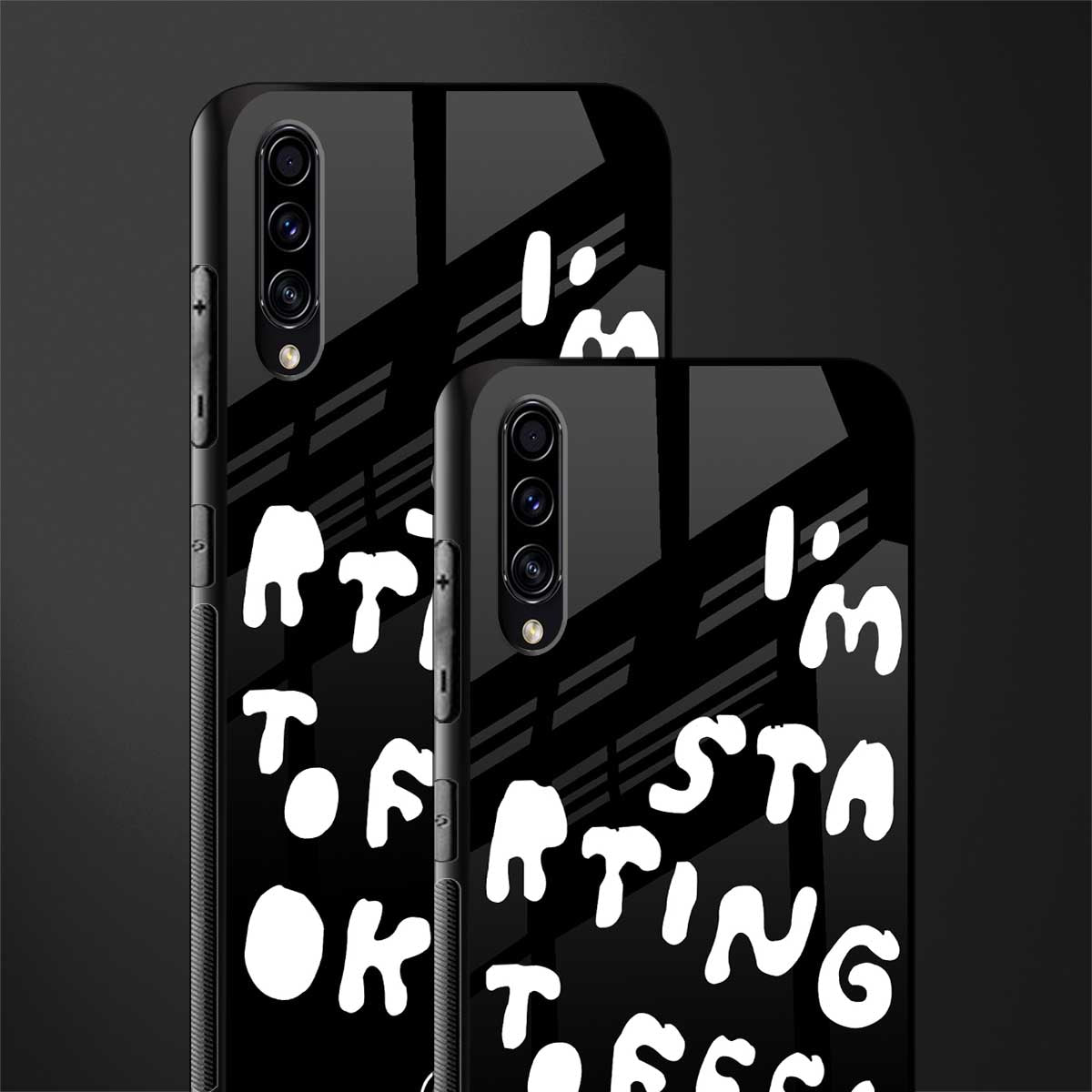 starting to feel okay glass case for samsung galaxy a50s image-2