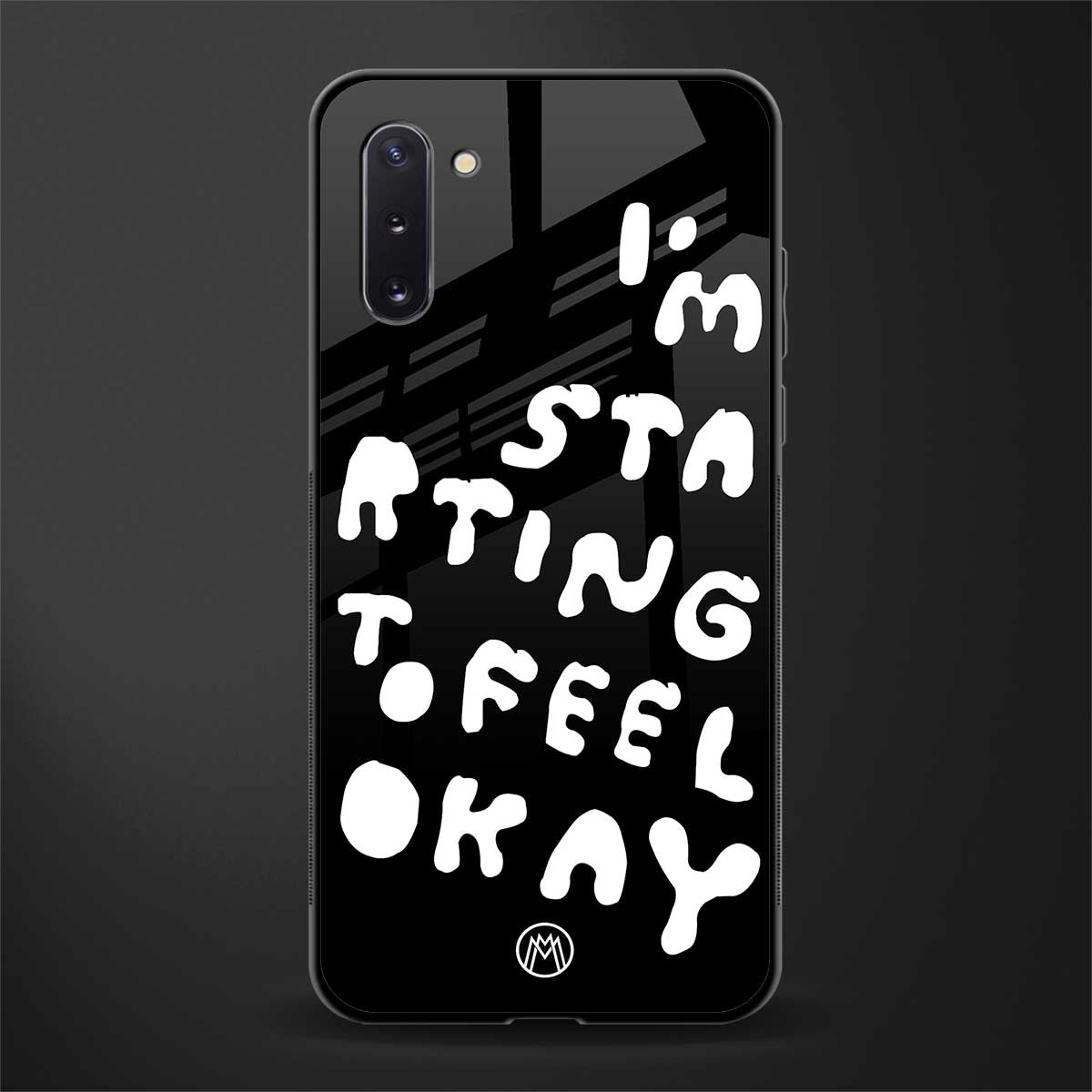 starting to feel okay glass case for samsung galaxy note 10 image