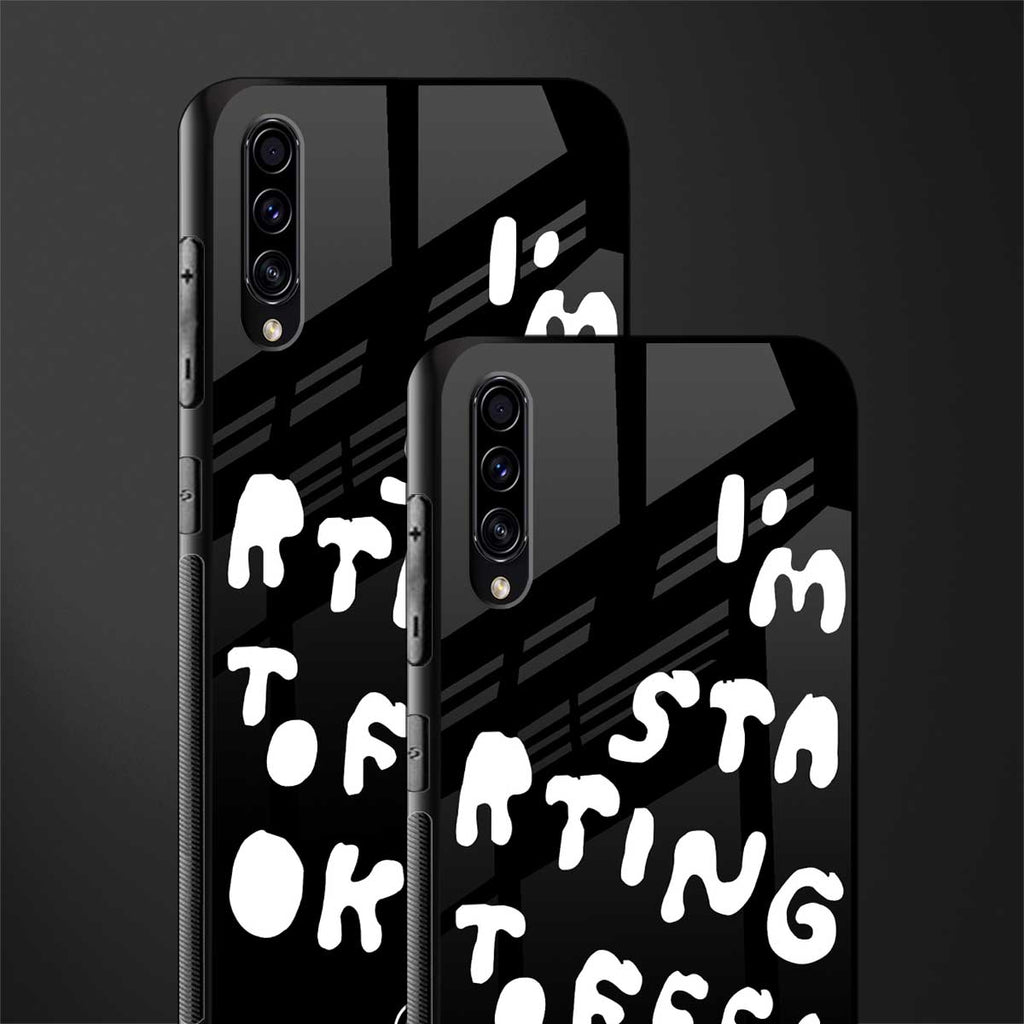starting to feel okay glass case for samsung galaxy a70 image-2