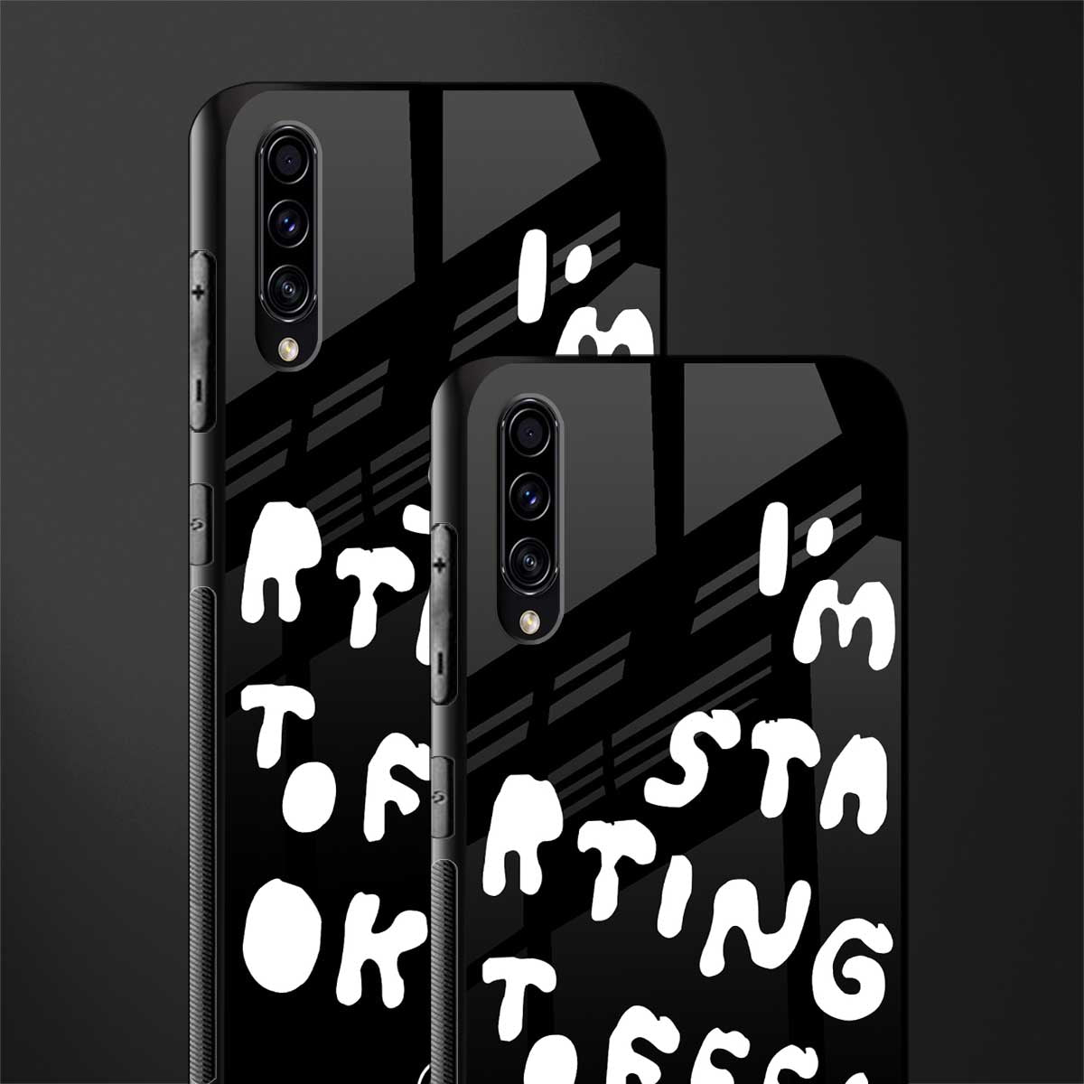 starting to feel okay glass case for samsung galaxy a70 image-2