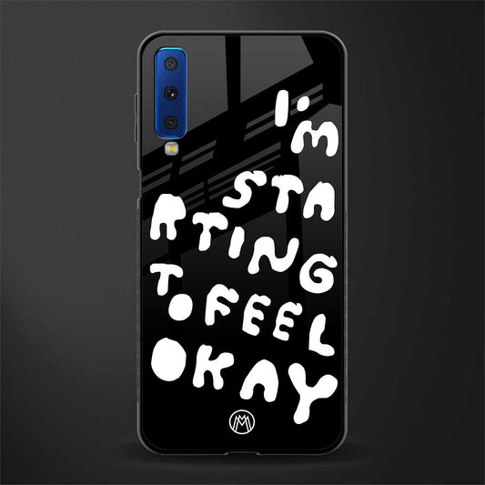 starting to feel okay glass case for samsung galaxy a7 2018 image