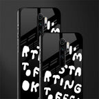 starting to feel okay glass case for redmi note 8 pro image-2