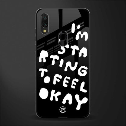 starting to feel okay glass case for redmi note 7 image