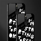 starting to feel okay glass case for redmi 8 image-2