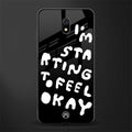 starting to feel okay glass case for redmi 8a image