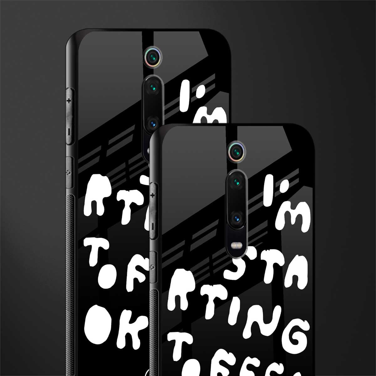 starting to feel okay glass case for redmi k20 image-2