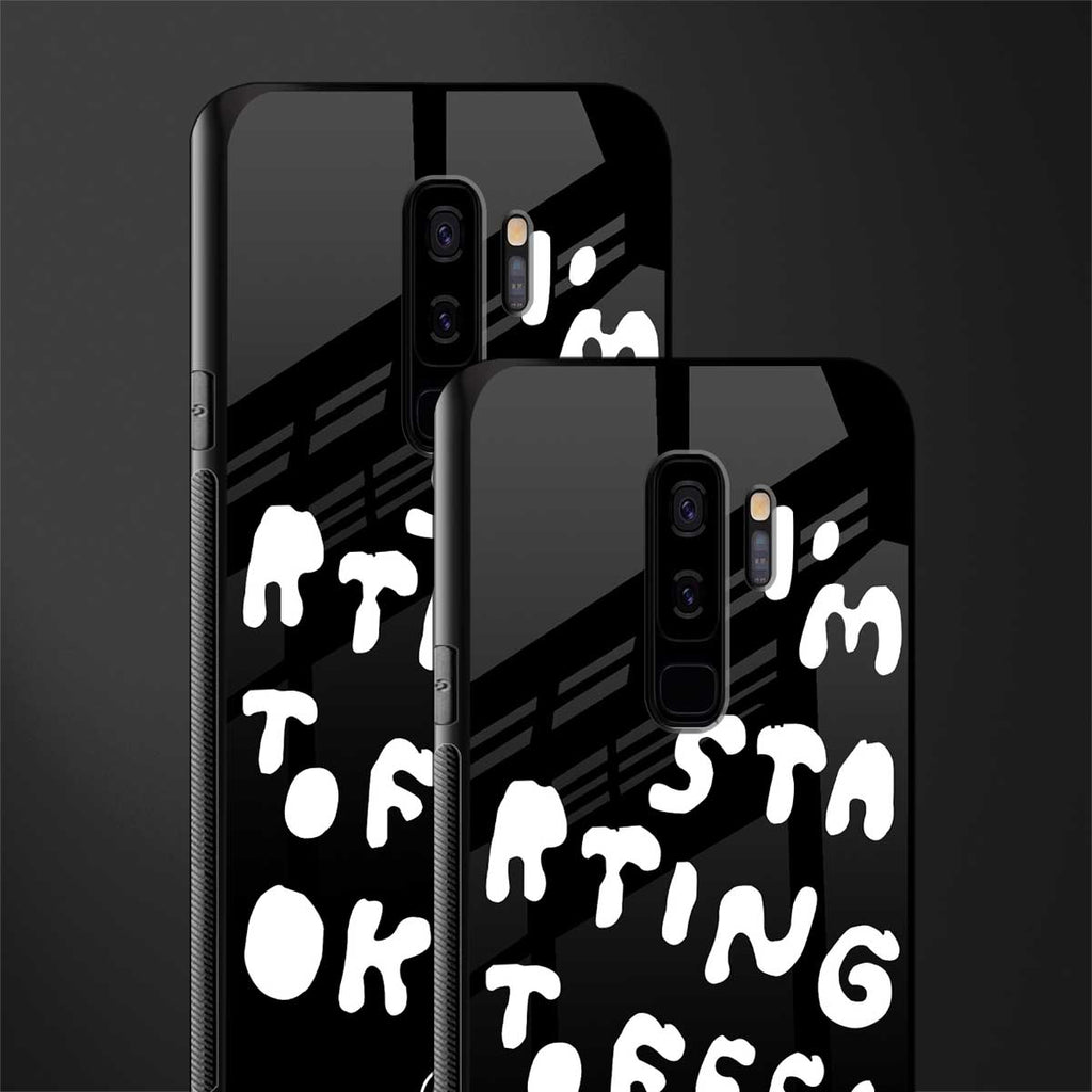starting to feel okay glass case for samsung galaxy s9 plus image-2