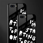 starting to feel okay glass case for realme c1 image-2