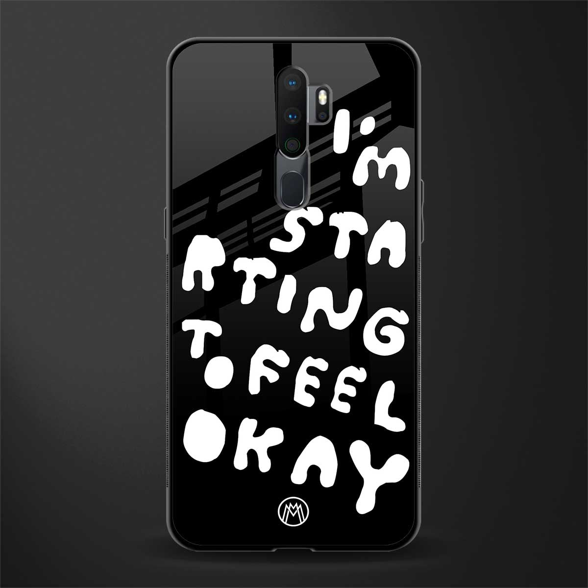 starting to feel okay glass case for oppo a9 2020 image