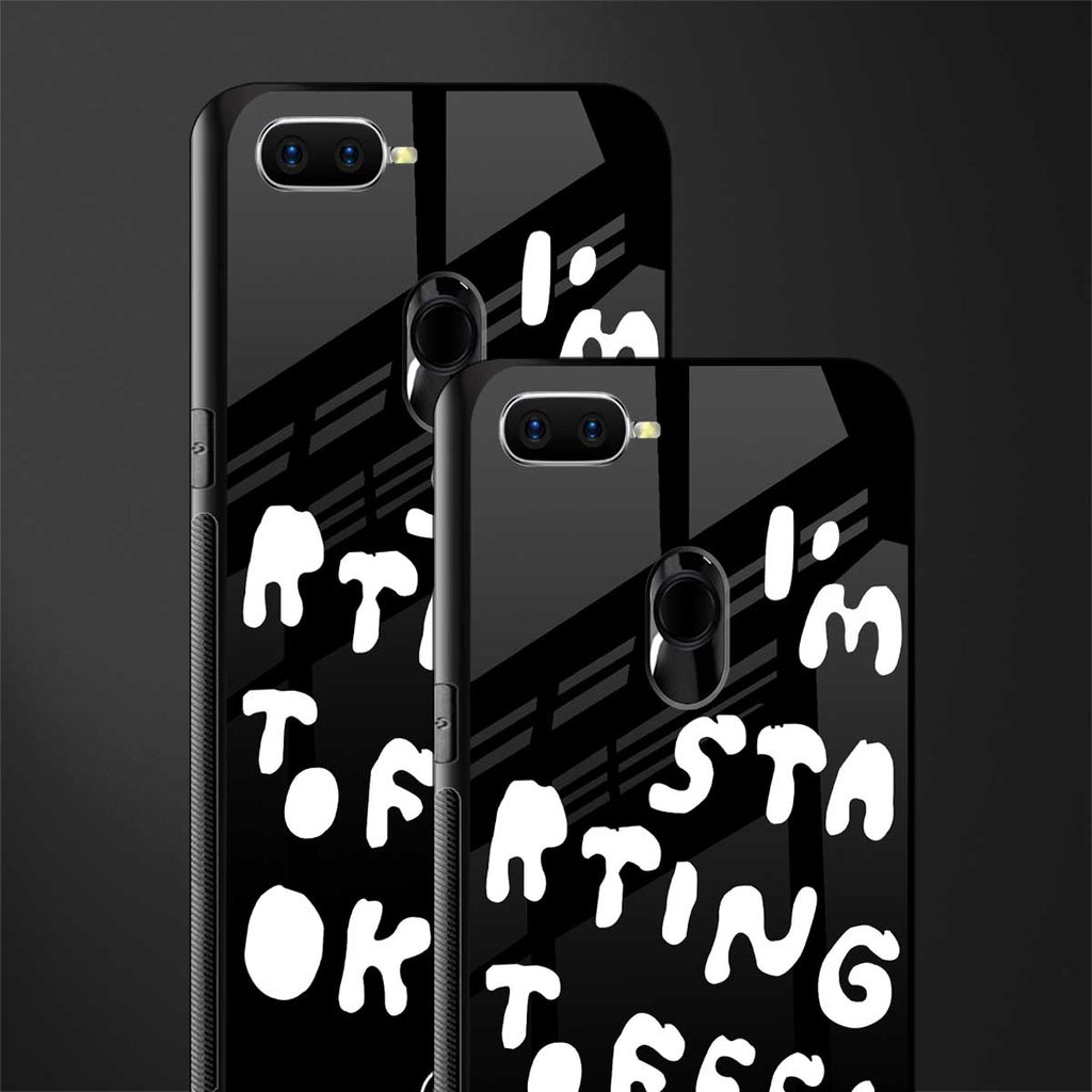 starting to feel okay glass case for oppo a7 image-2