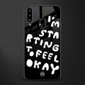 starting to feel okay glass case for samsung galaxy a20s image