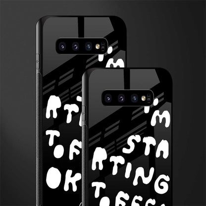starting to feel okay glass case for samsung galaxy s10 image-2