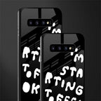 starting to feel okay glass case for samsung galaxy s10 plus image-2