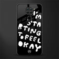 starting to feel okay glass case for redmi note 9 image