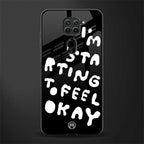starting to feel okay glass case for redmi note 9 image