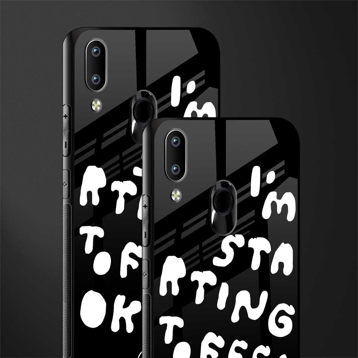 starting to feel okay glass case for vivo y91 image-2