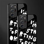starting to feel okay glass case for samsung galaxy note 20 ultra 5g image-2