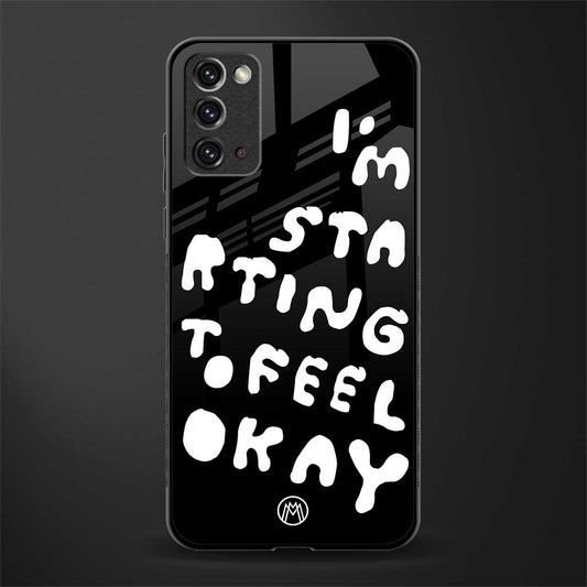 starting to feel okay glass case for samsung galaxy note 20 image