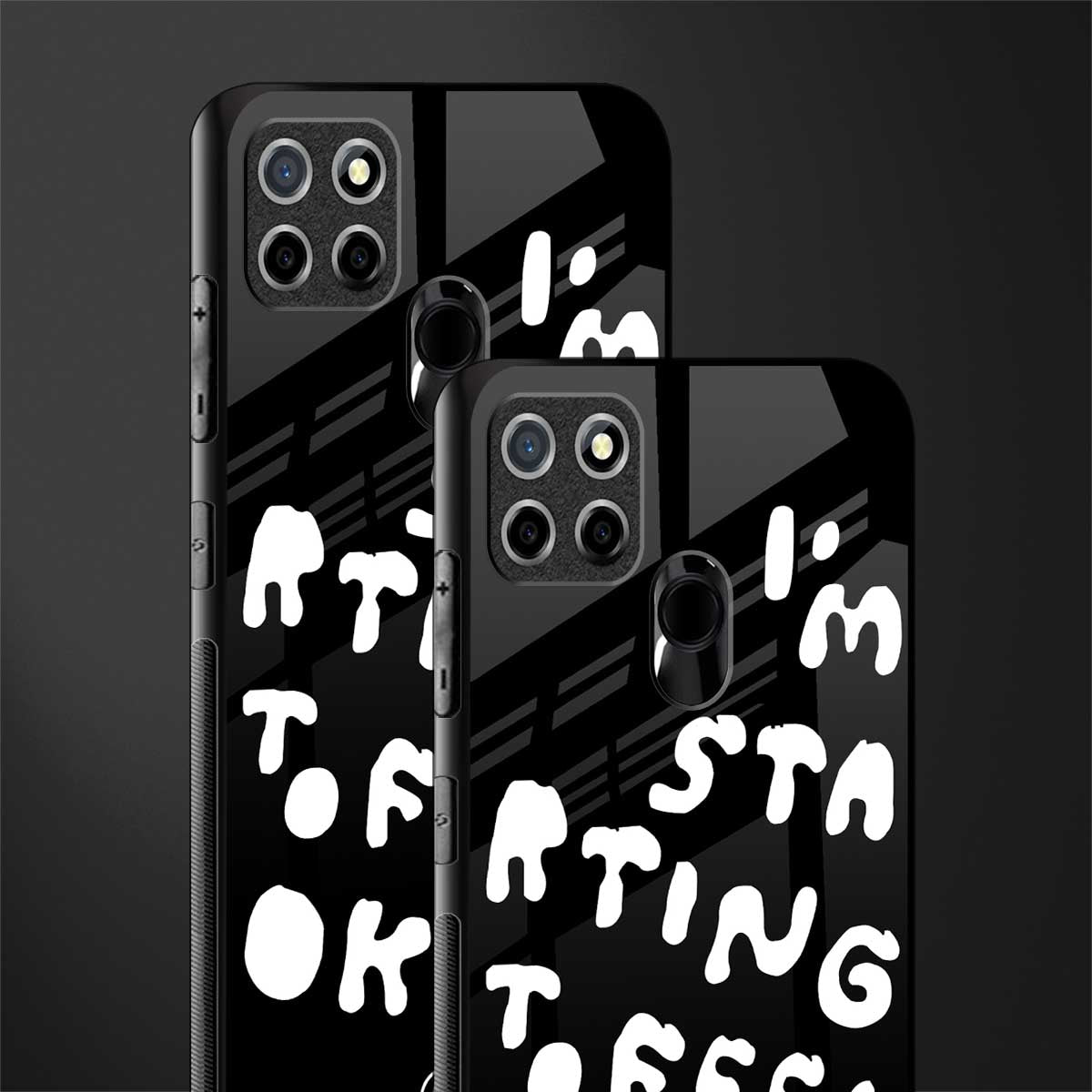 starting to feel okay glass case for realme c25 realme c25s image-2