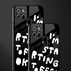 starting to feel okay glass case for realme narzo 30a image-2