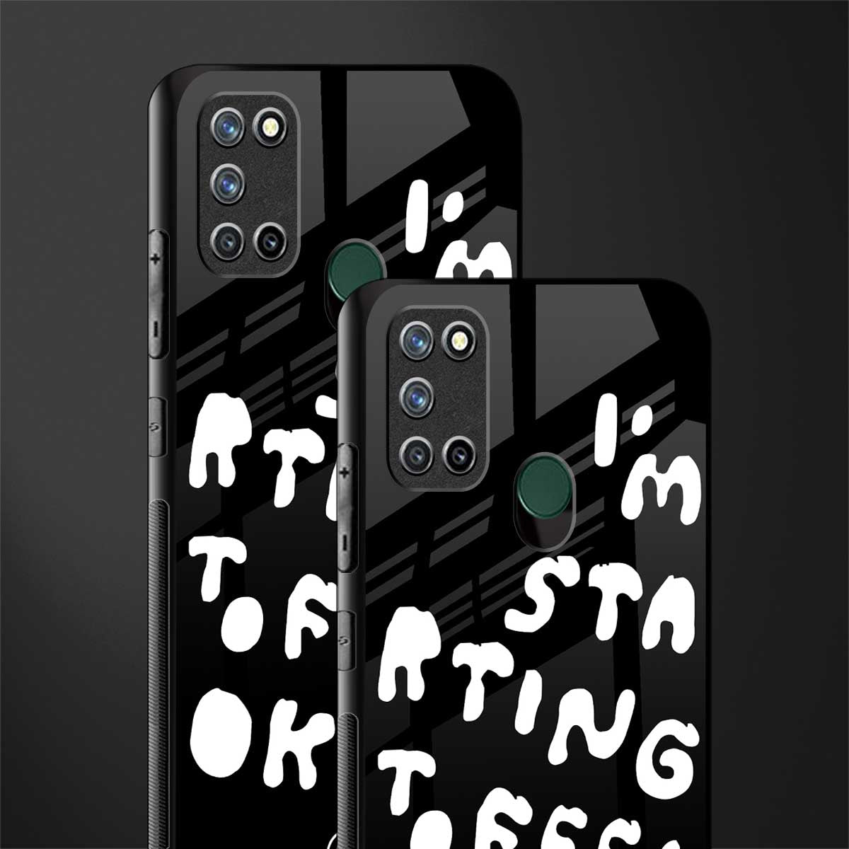starting to feel okay glass case for realme 7i image-2