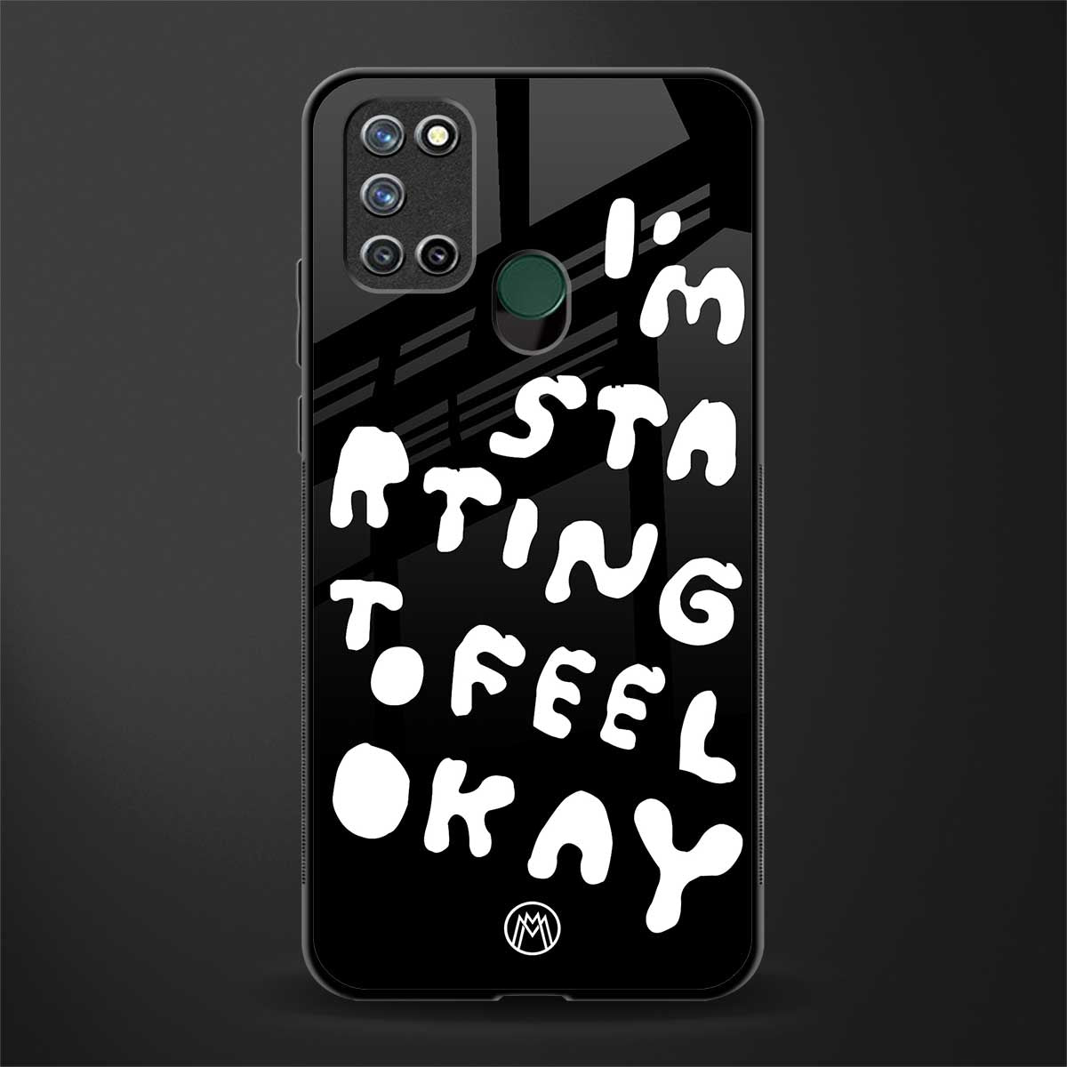 starting to feel okay glass case for realme 7i image