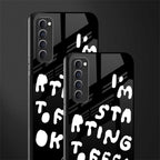 starting to feel okay glass case for oppo reno 4 pro image-2