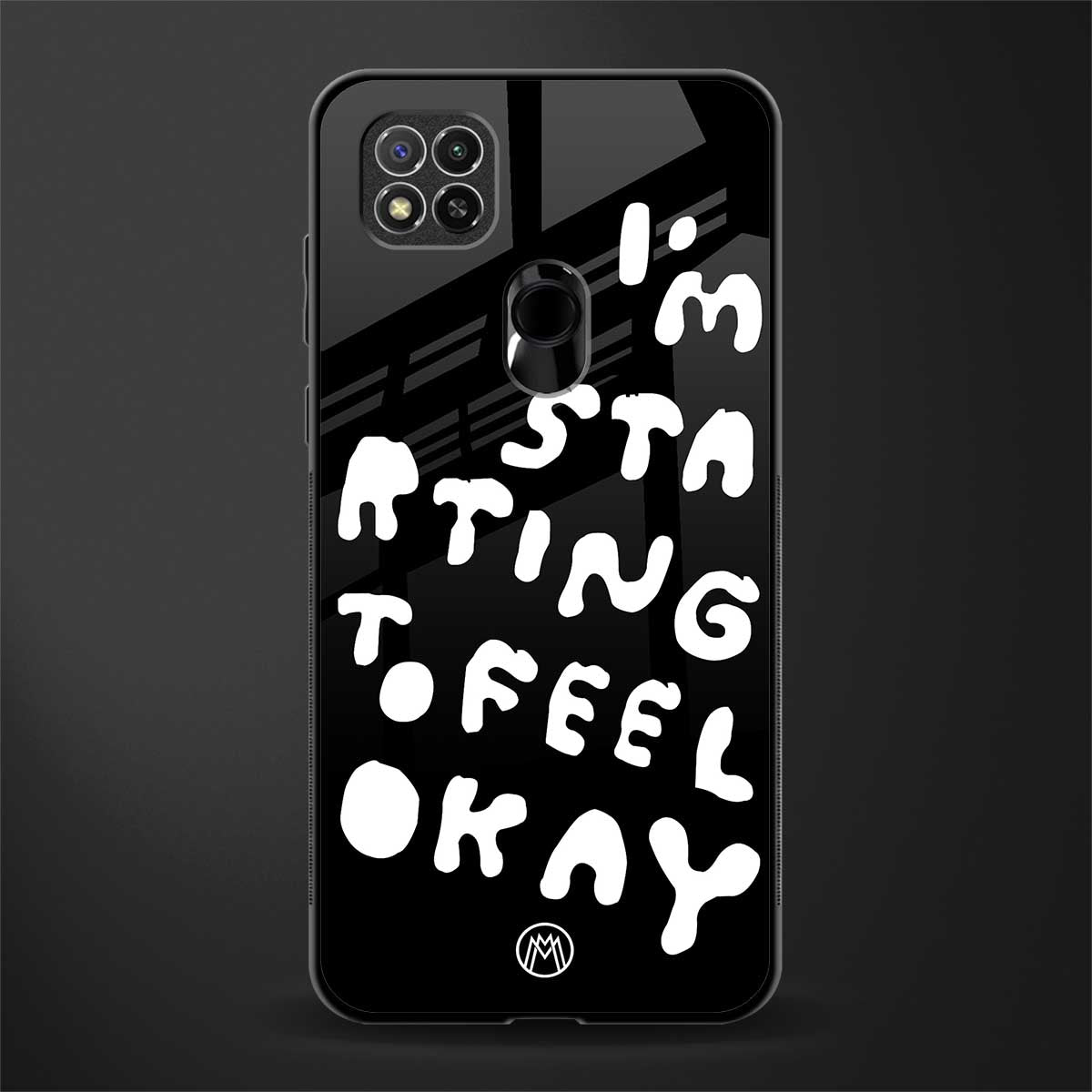 starting to feel okay glass case for redmi 9 image