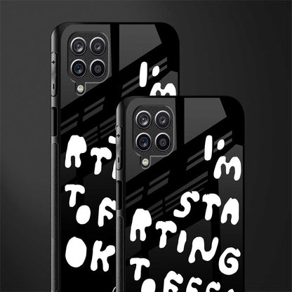 starting to feel okay glass case for samsung galaxy m42 5g image-2