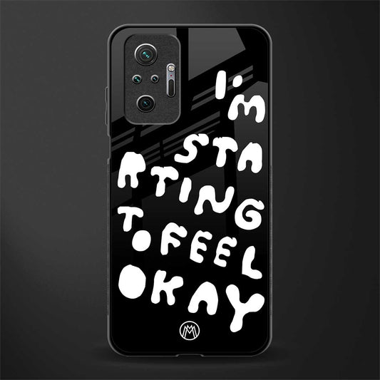 starting to feel okay glass case for redmi note 10 pro image