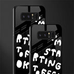 starting to feel okay glass case for samsung galaxy note 8 image-2