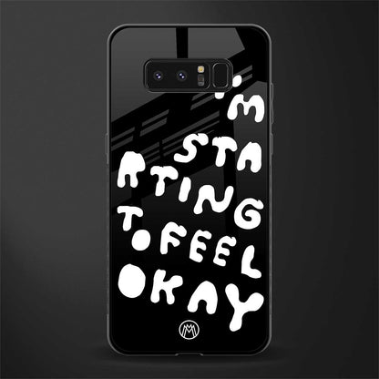 starting to feel okay glass case for samsung galaxy note 8 image