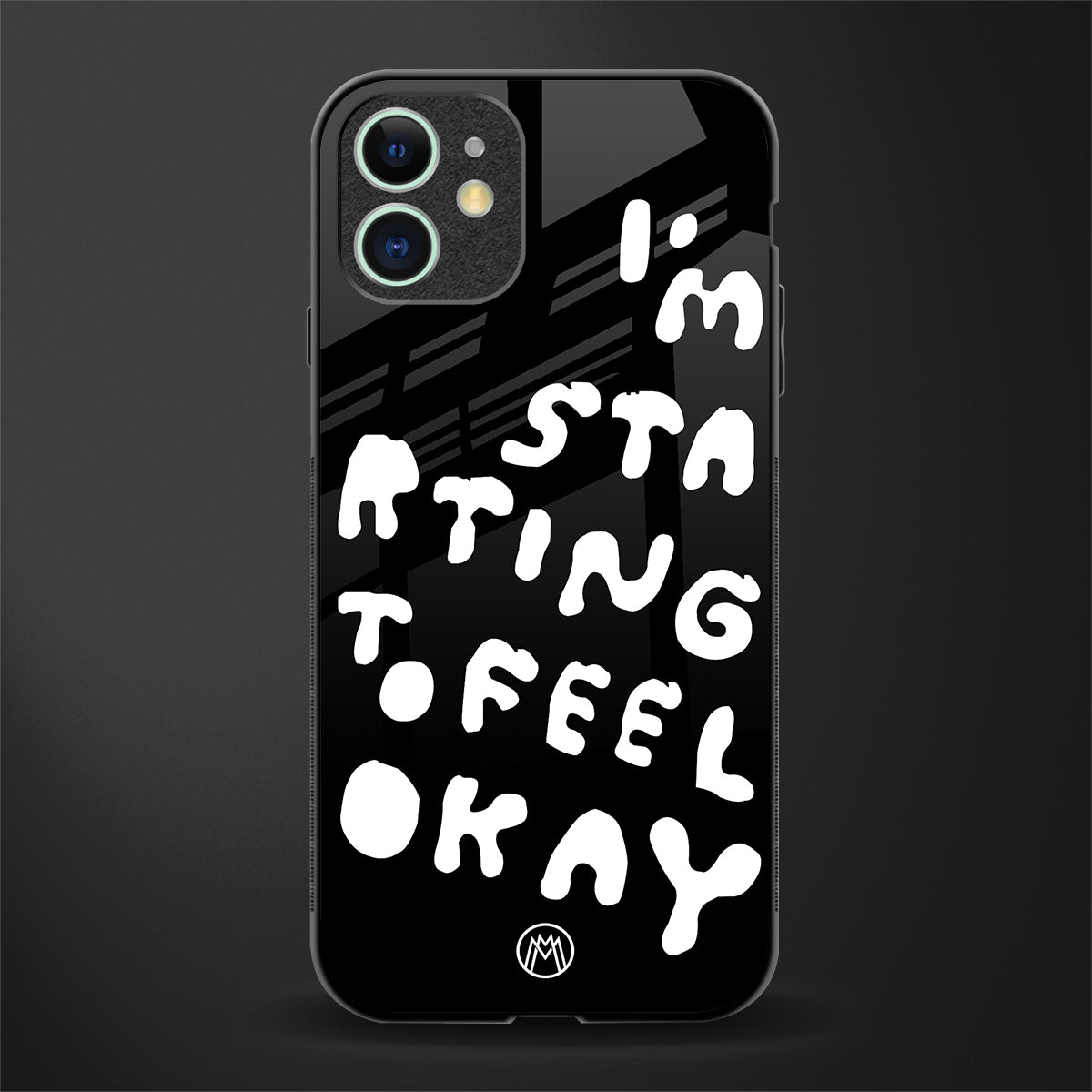 starting to feel okay glass case for iphone 12 image