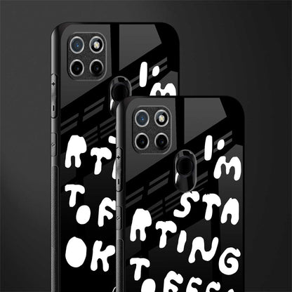 starting to feel okay glass case for realme c21 image-2