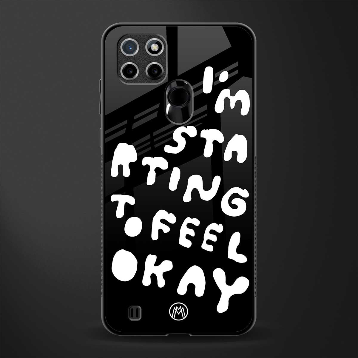 starting to feel okay glass case for realme c21 image