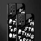 starting to feel okay glass case for vivo y21t image-2