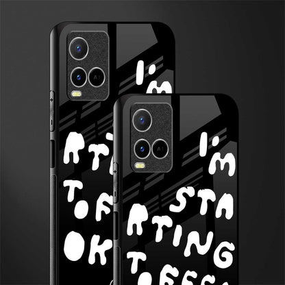 starting to feel okay glass case for vivo y21s image-2