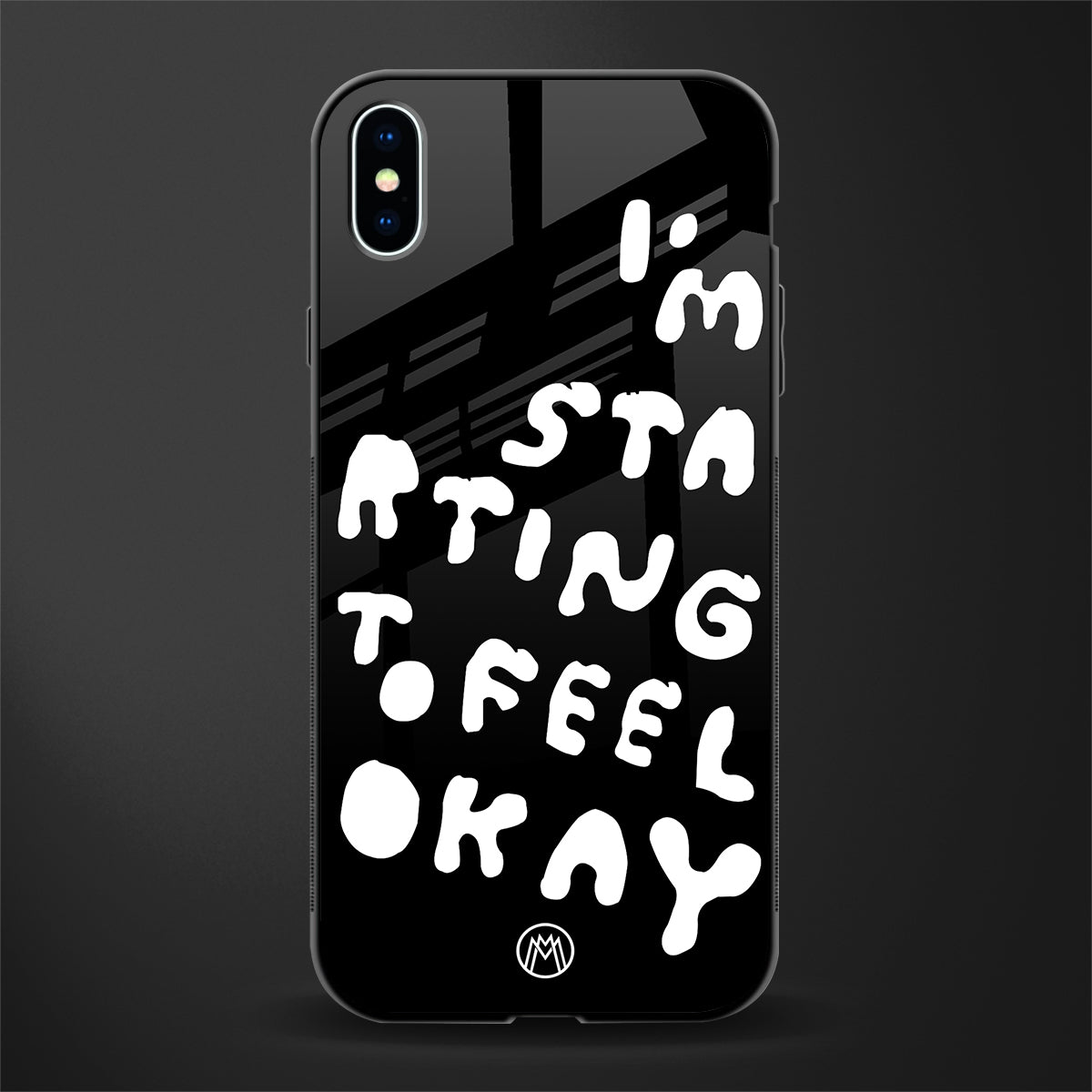 starting to feel okay glass case for iphone xs max image