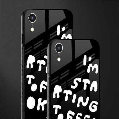 starting to feel okay glass case for iphone xr image-2