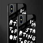 starting to feel okay glass case for iphone x image-2