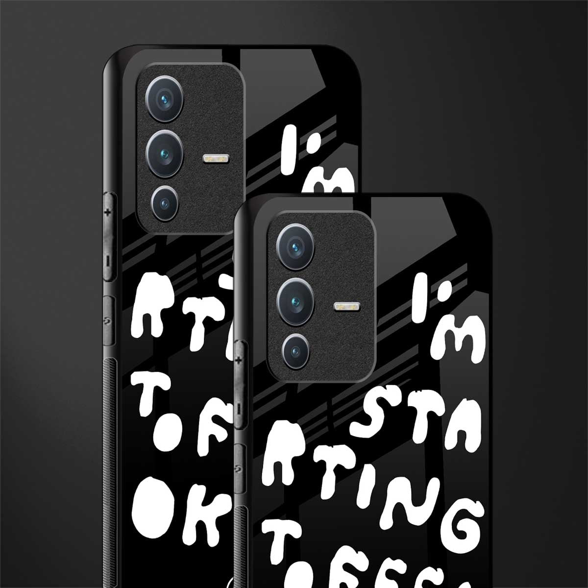 starting to feel okay glass case for vivo v23 5g image-2