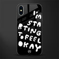 starting to feel okay glass case for iphone x image