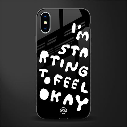 starting to feel okay glass case for iphone x image