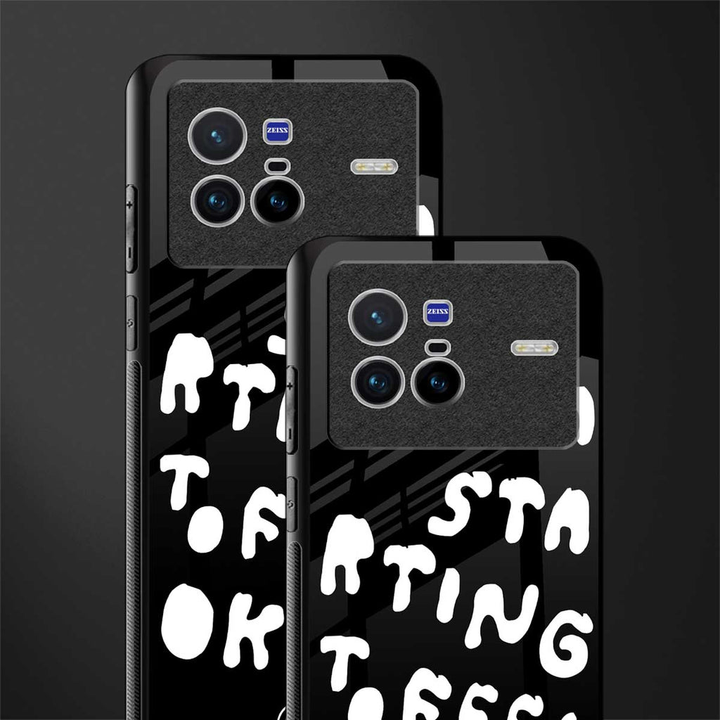 starting to feel okay glass case for vivo x80 image-2