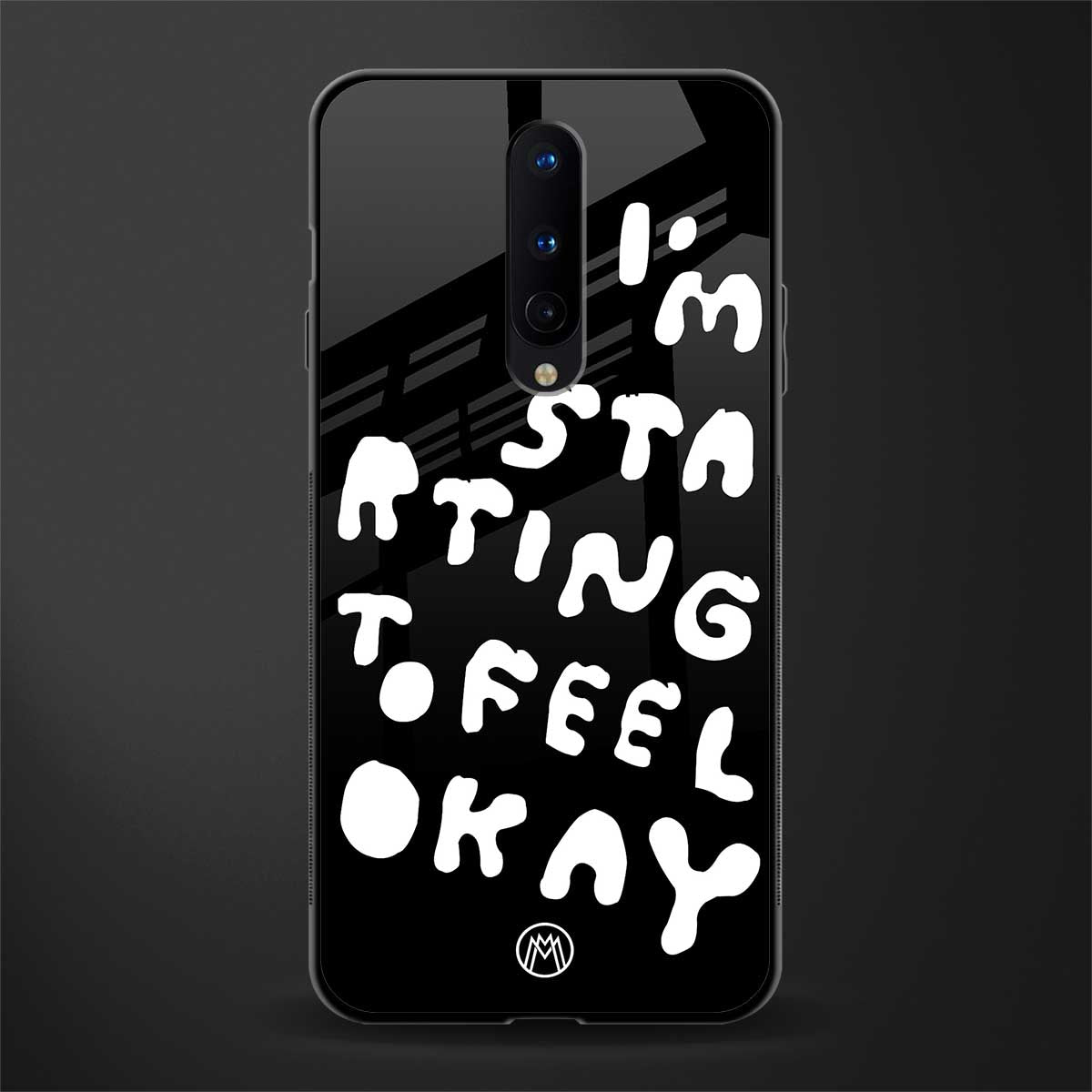starting to feel okay glass case for oneplus 8 image